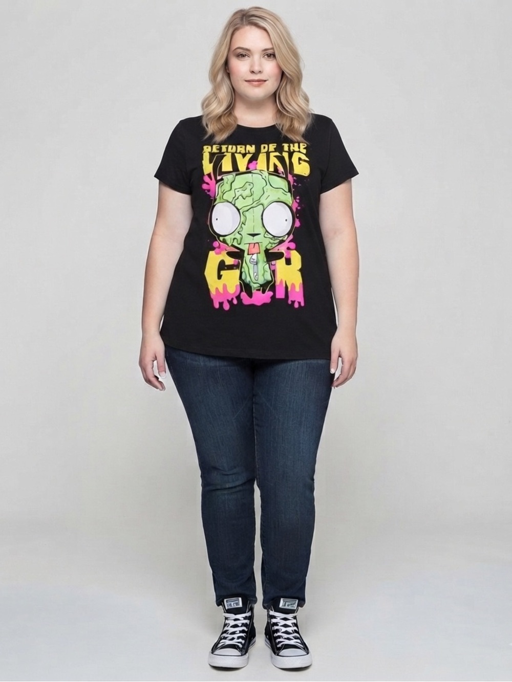 Rare! New! Dead Stock! Vintage Torrid sz 2 Return Gir Invader Zim Y2K 2X